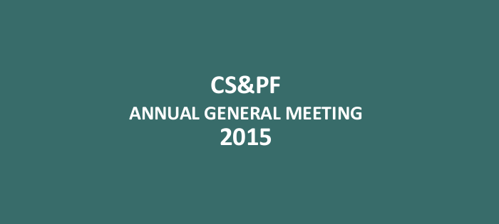 AGM Notice to CS&PF Members